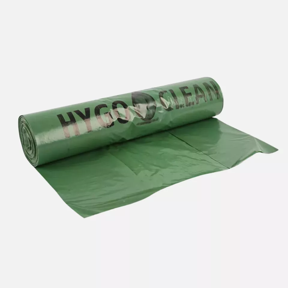 HygoClean 32657, Light LDPE Waste Bags, 70 l, Black, Roll, image 2, gallery thumbnail