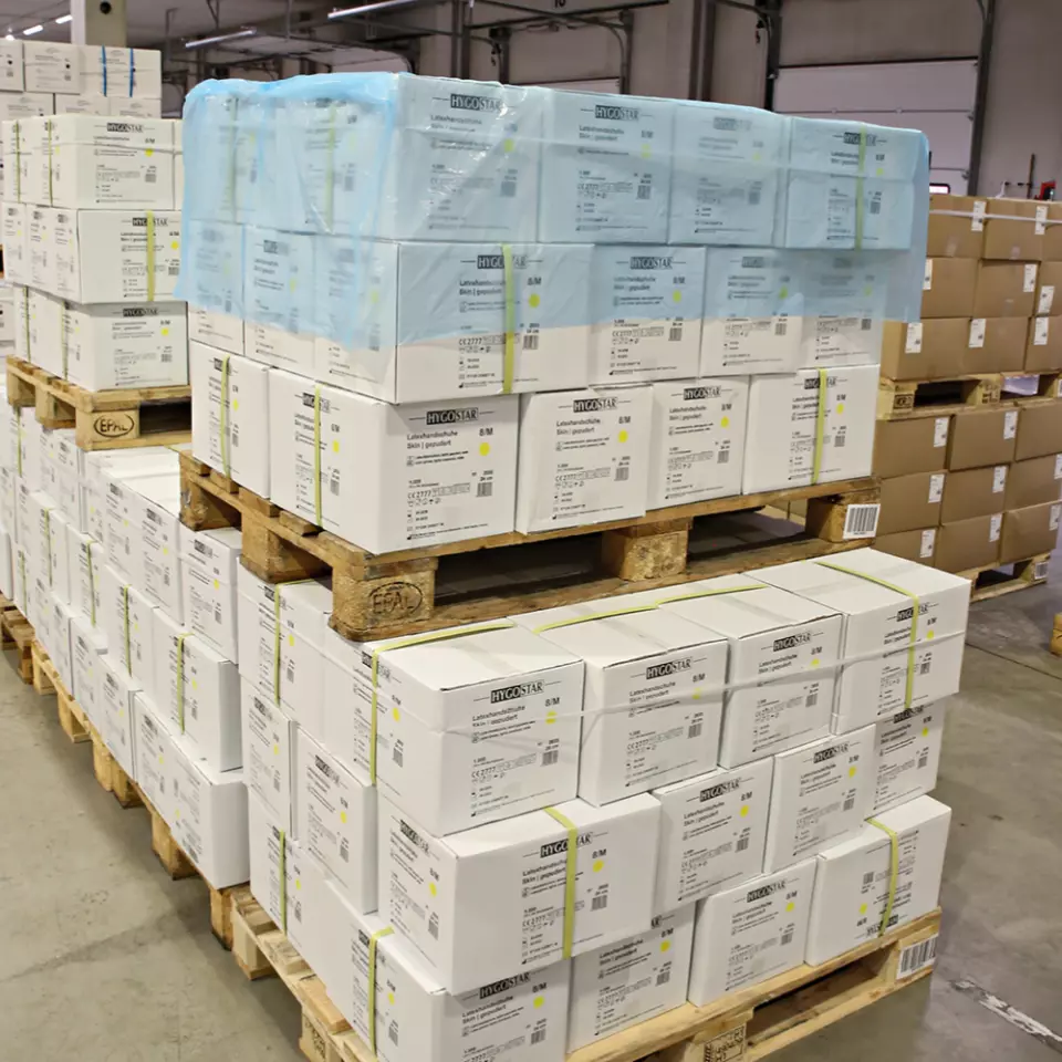 HygoStar 52026, LDPE Pallet Covers, 770 x 1250 mm, Blue, ~22my, image 2, gallery thumbnail