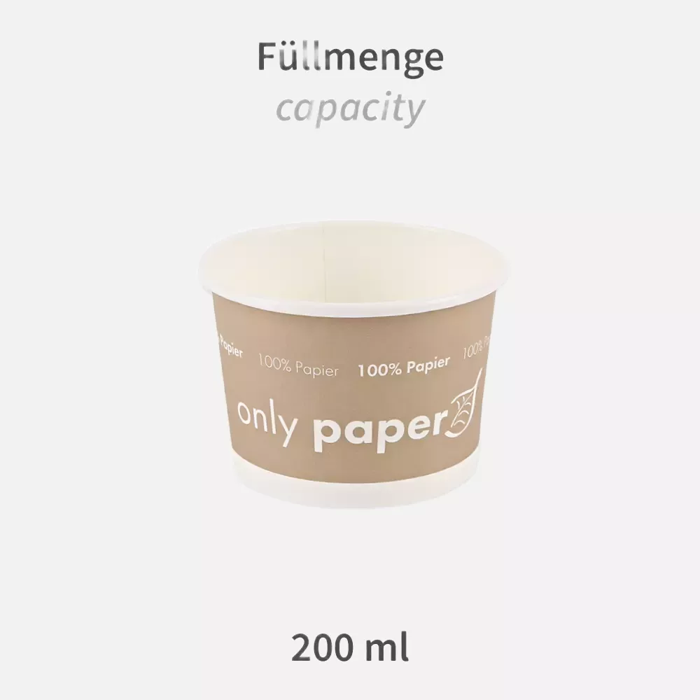 NATUREStar 418235, Bio-Hartpapier-Suppenbecher, 200 ml, ø 90 mm, image 2