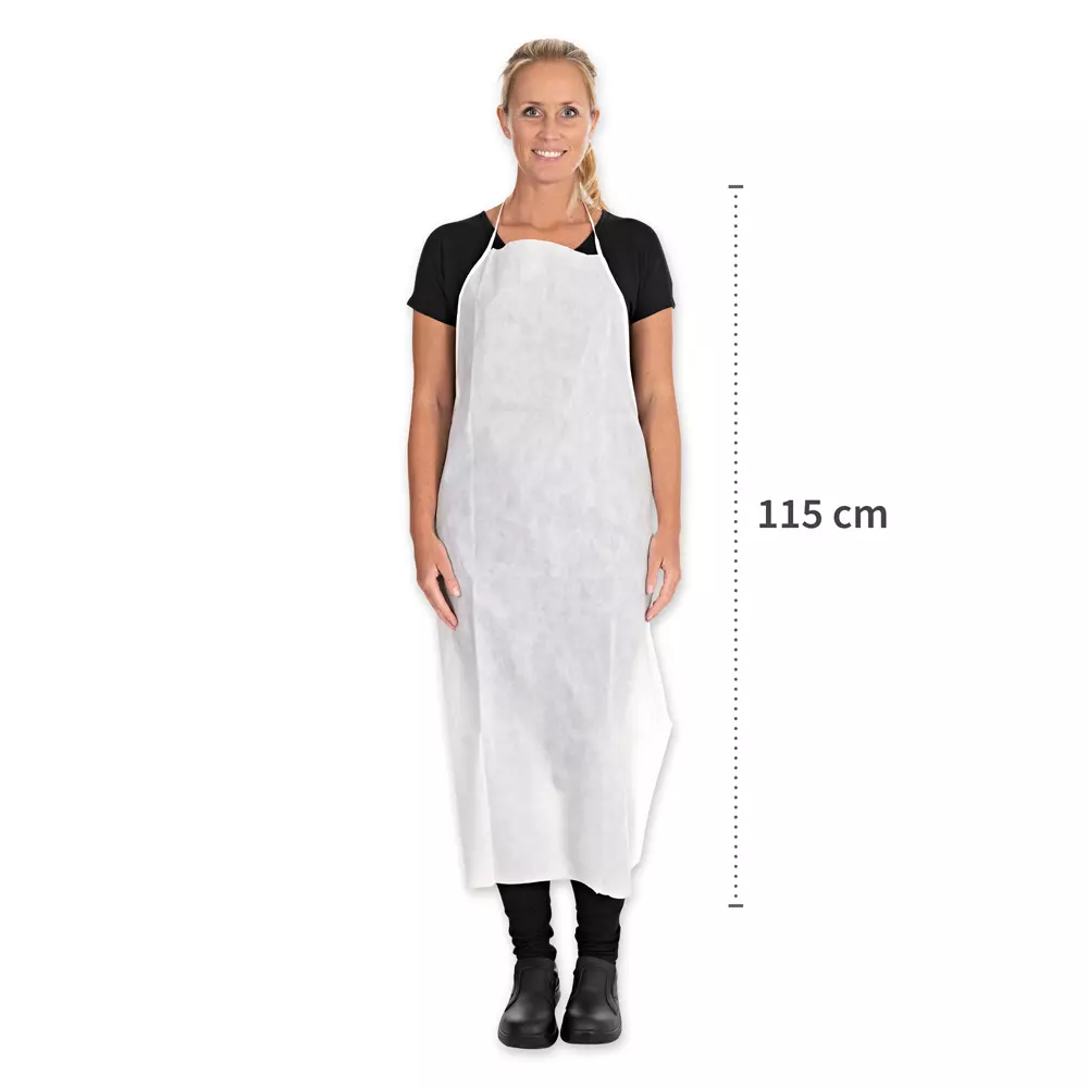 HygoStar 2019, Disposable PP, CPE Coating Aprons, 90 x 70 cm, Black, image 5
