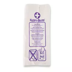 HygoStar 32288, Recycled Paper Hygiene Bag, White