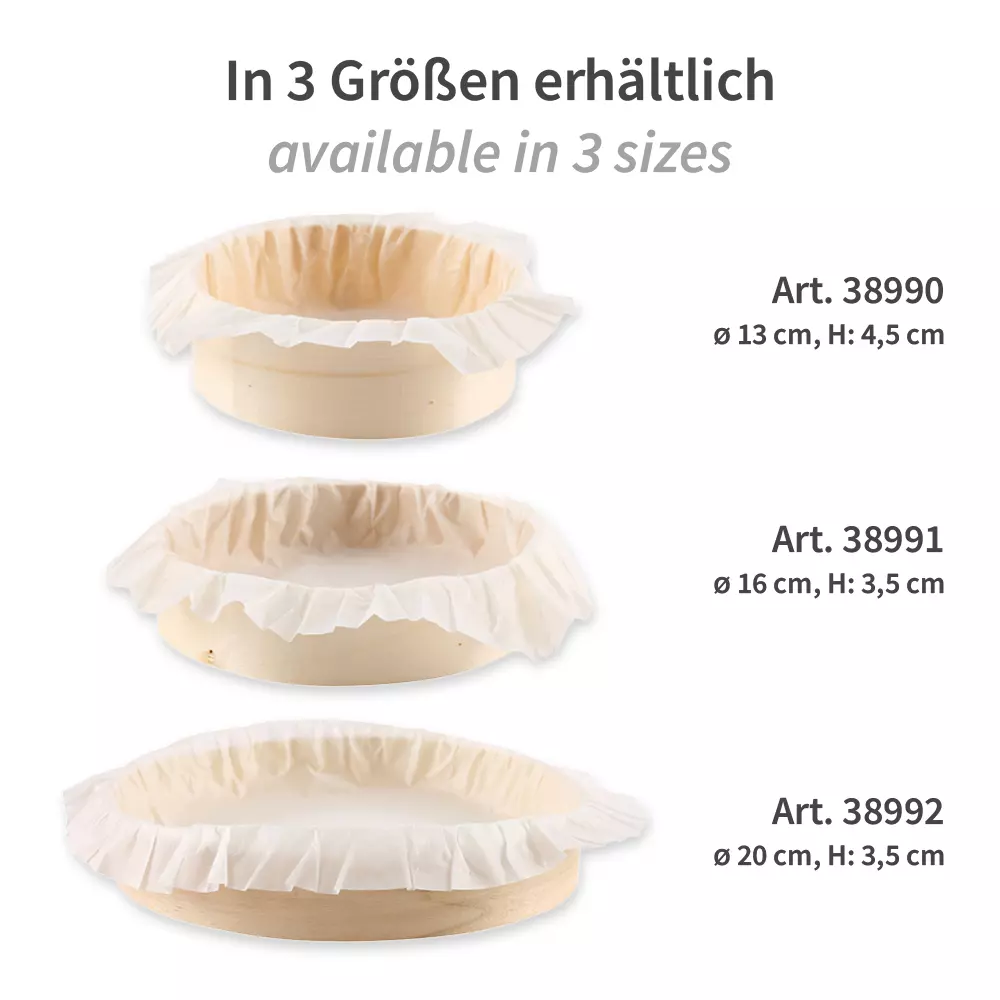 Franz Mensch 38991, Wooden Ring Baking Tins with Silicone Inlay, 160/35 mm, image 4