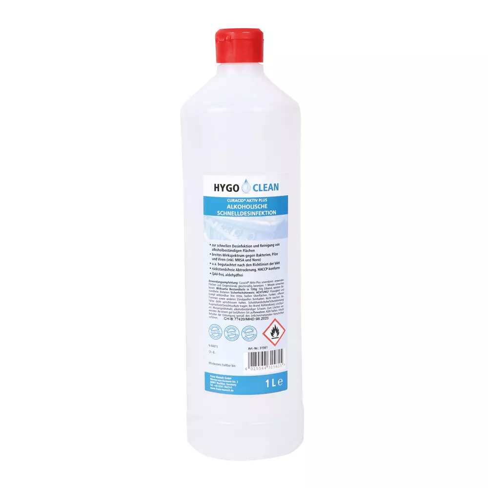 HygoClean 31561, Quick Alcoholic Disinfectant, 1l