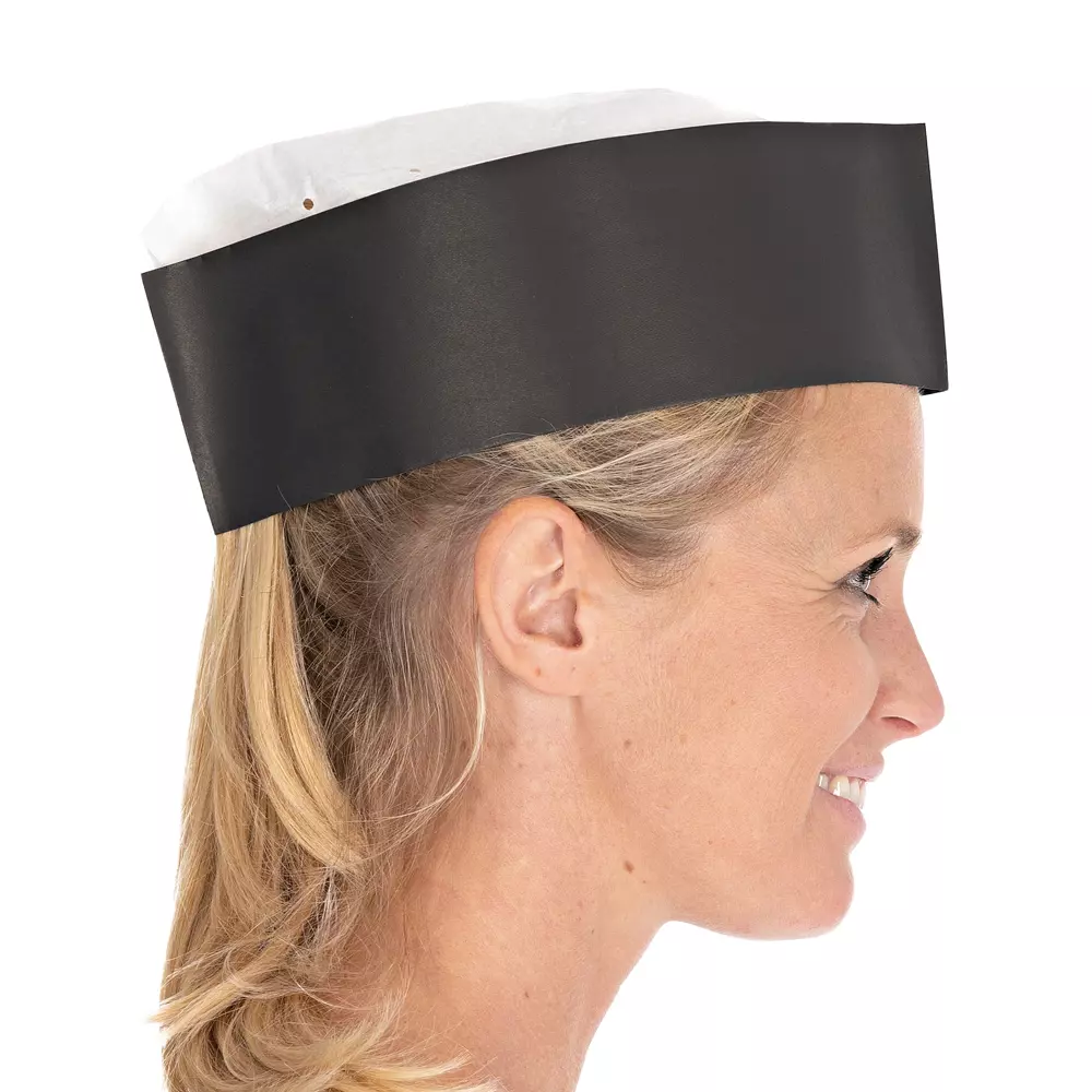 HygoStar 10503, Service Paper Forage Hats, Embossed, Black, image 3