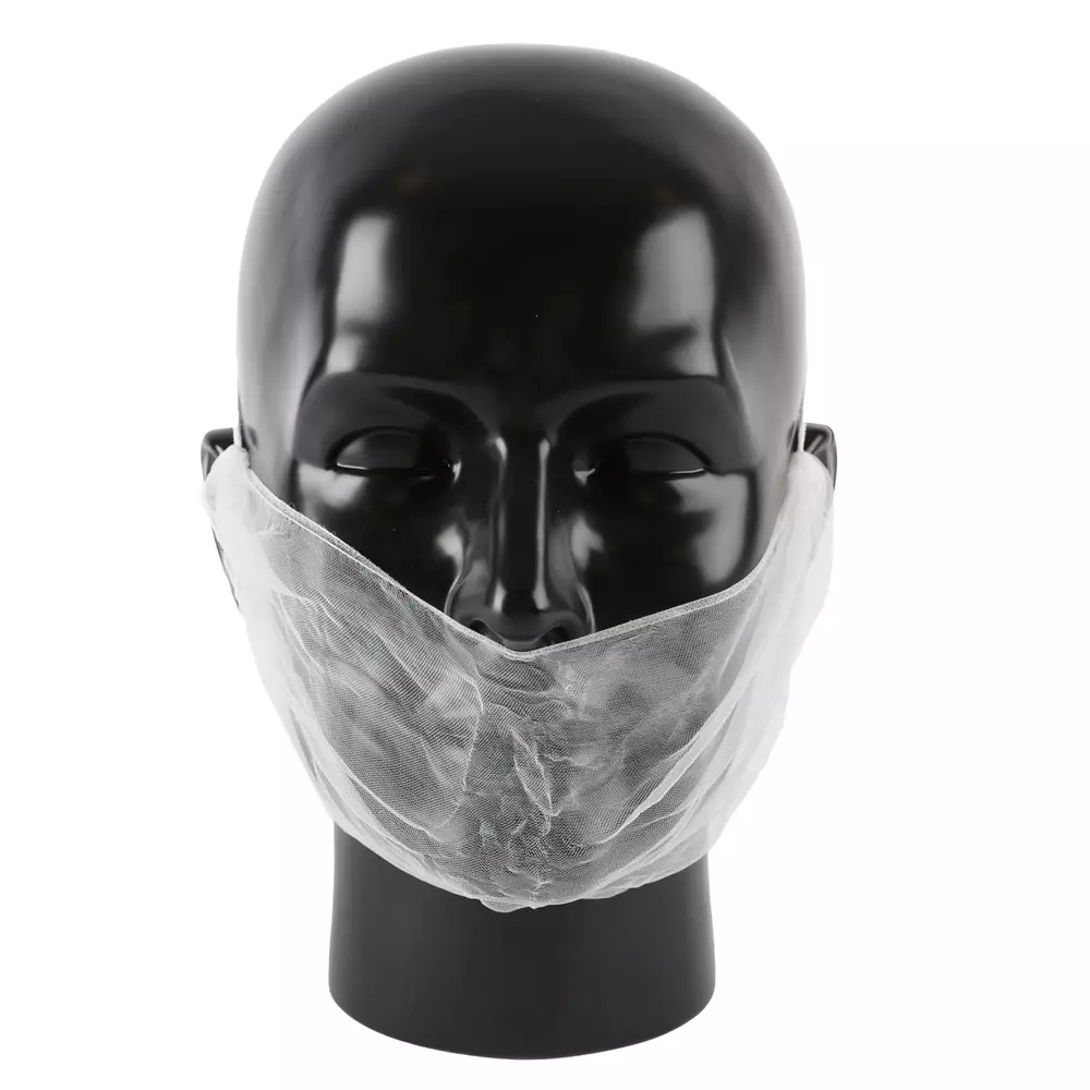 Hygostar 29210, Micromesh Nylon Beard Cover, White, image 2