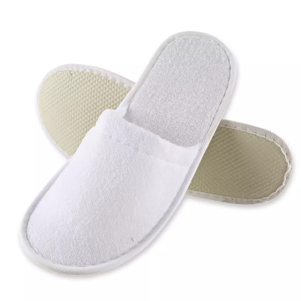 Hygonorm 55515, Classic Polyester Slippers, White, Closed, image 1, gallery thumbnail