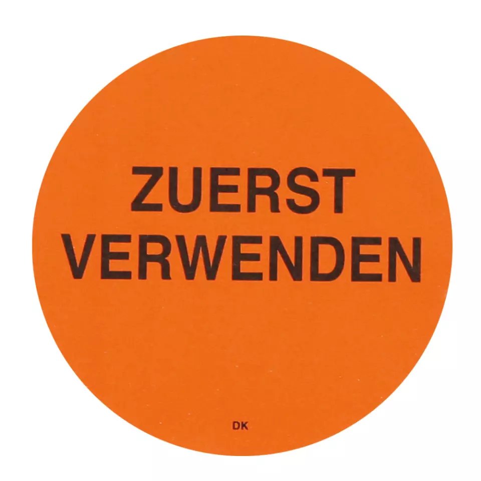 HygoStar 982525, Zuerst verwenden Permanent Paper Labels, Ø 51 mm, image 1, gallery thumbnail