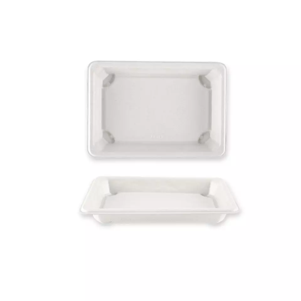 NATUREStar 411202, Bio-Bagasse Sushi-Schalen, M, 165 x 115 x 21 mm, image 2, gallery thumbnail