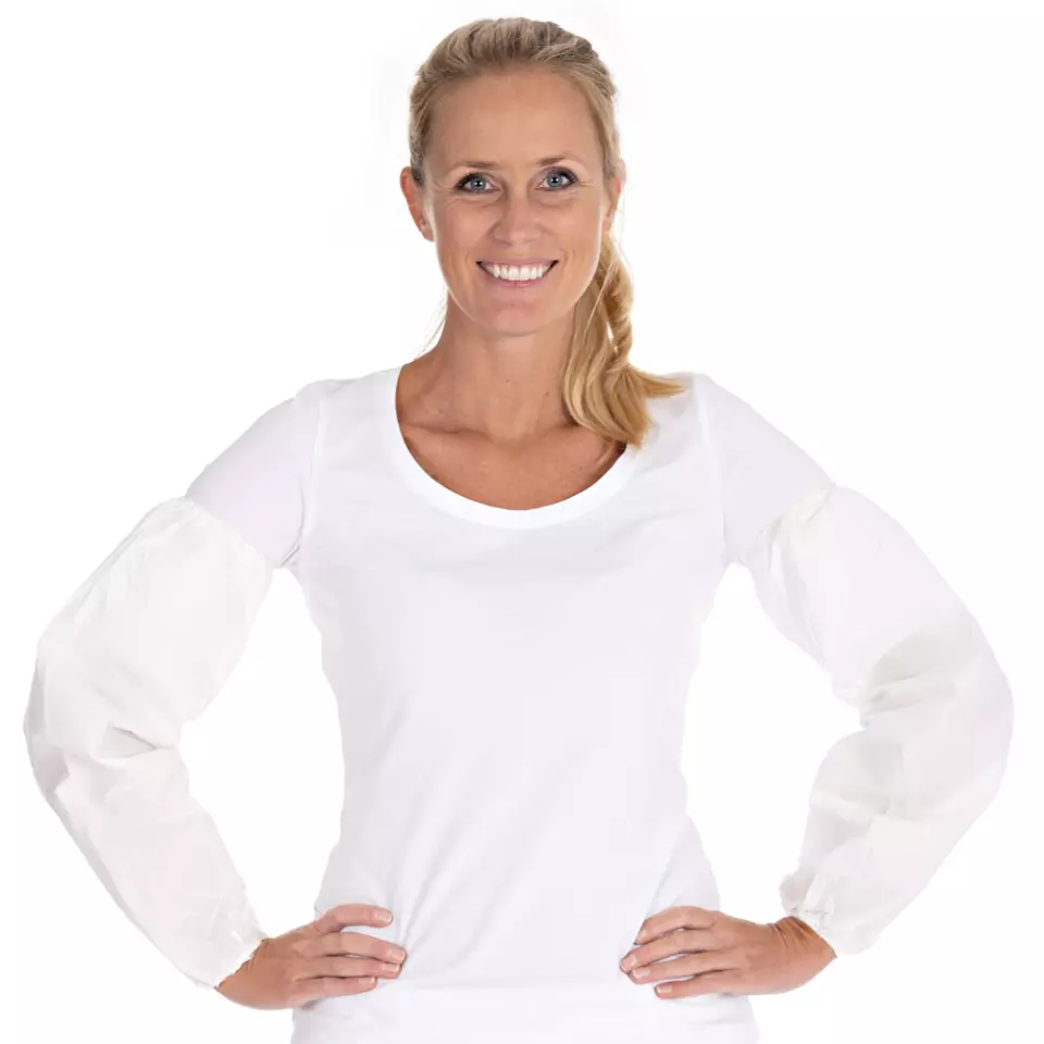 HygoStar 2830, Airlaid/PE Oversleeves, White, image 1, gallery thumbnail