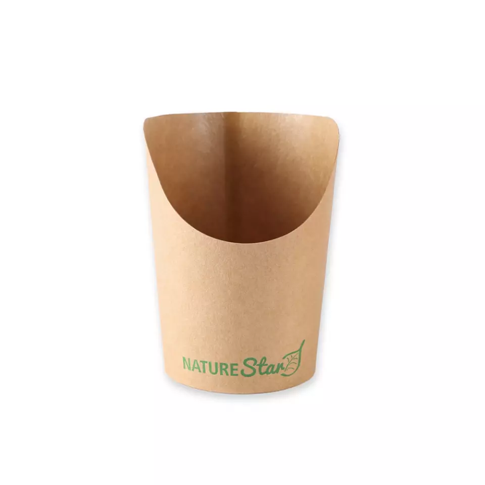 NATUREStar 416619, Wrap Organic Kraft Paper/PLA Snack Cups, 200 ml, ø 60 mm, 100 mm, image 4, gallery thumbnail