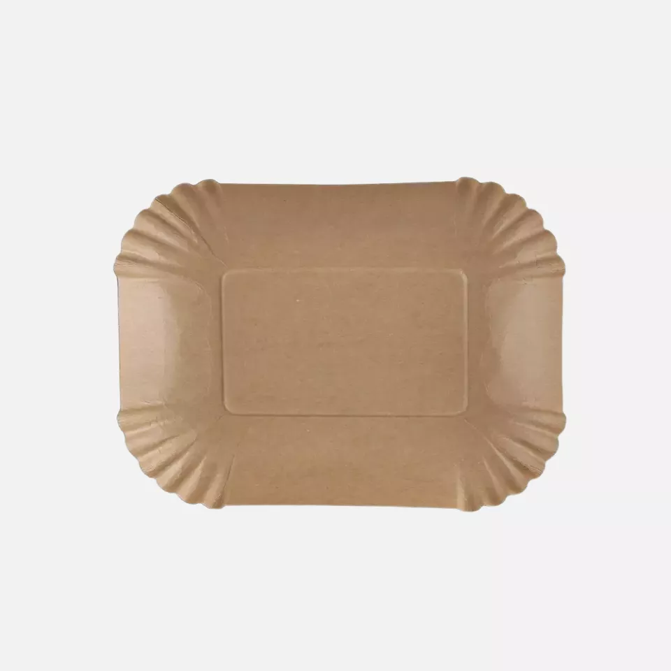 Franz Mensch 415185, Organic Paper Trays, 130 x 180 x 30 mm, FSC®-mix, image 1, gallery thumbnail