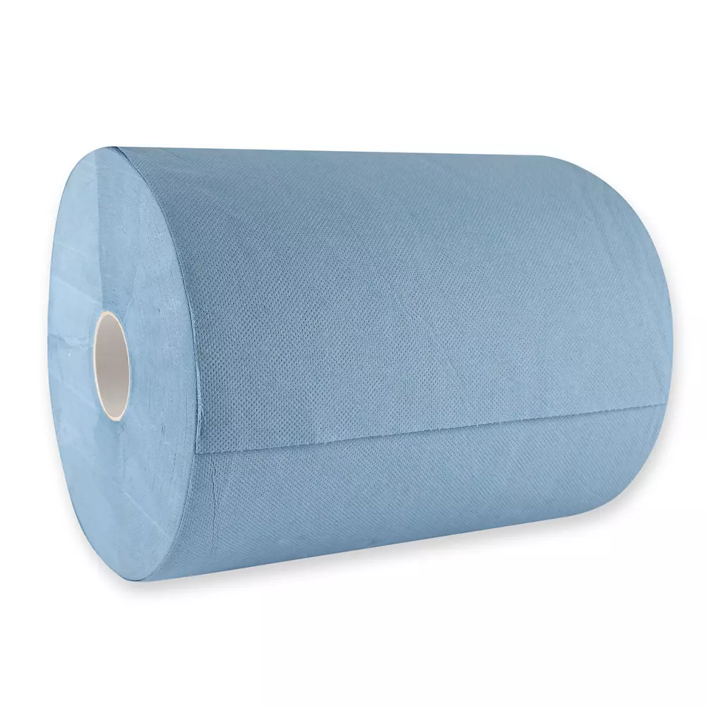 HygoClean 304811, Recycled Paper Cleaning Papers, 3-Ply, Blue, image 1