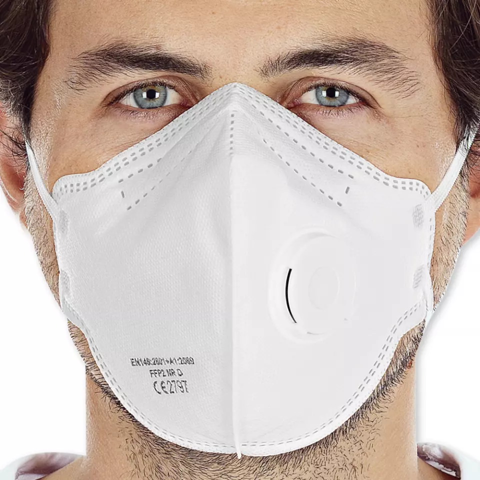 HygoStar 29330P, FFP2 NR Respirators, Vertically Foldable, With Valve, PP, Economy Pack, image 6, gallery thumbnail