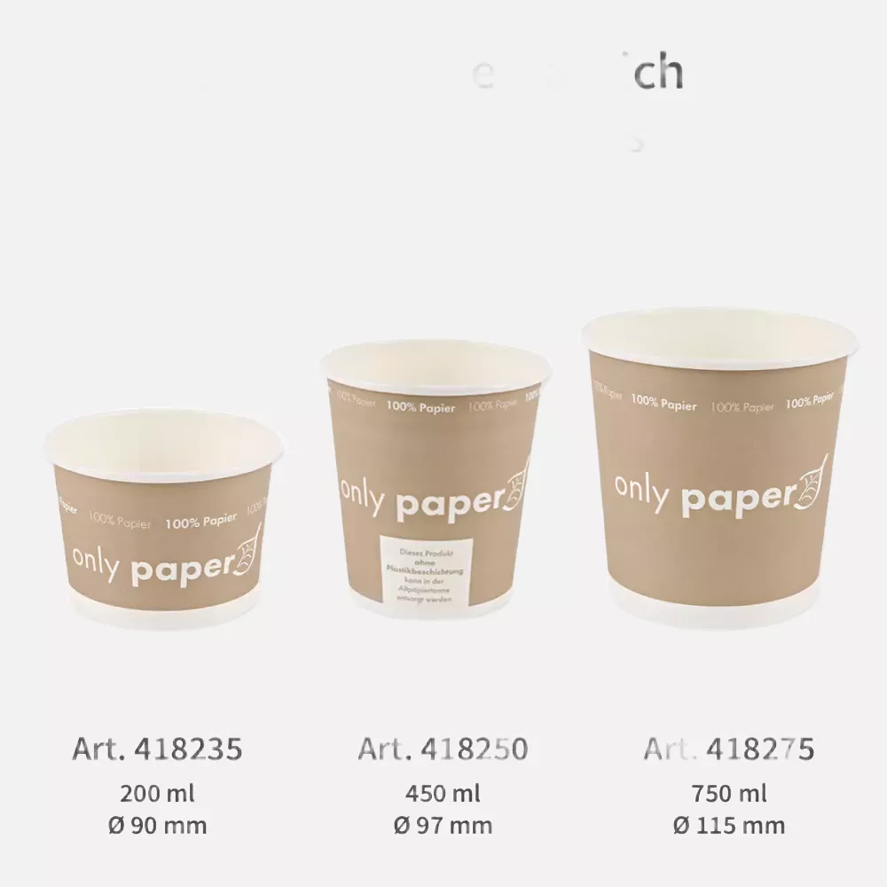 NATUREStar 418250, Organic Paperboard Soup Cups, 450 ml, ø 97 mm, image 8