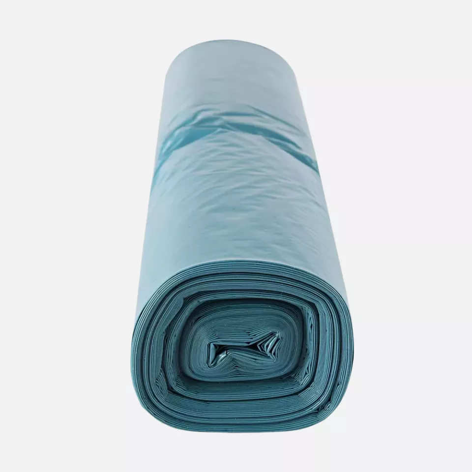 HygoClean 32332, Premium LDPE Waste Bags, 240 l, Blue, Roll, image 5, gallery thumbnail