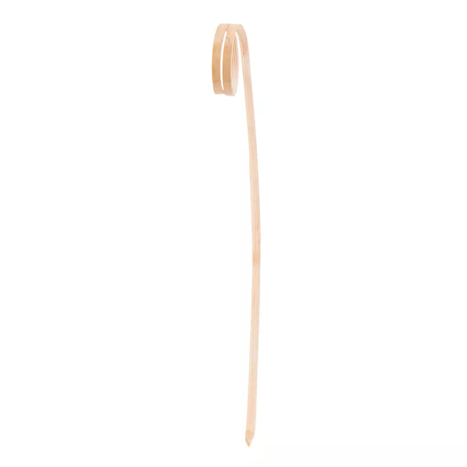 NATUREStar 38940, Curve Organic Bamboo Fingerfood Skewers, 120 mm, Natural, image 2, gallery thumbnail