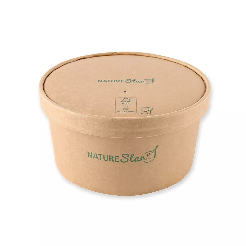 NATUREStar 417115, Caesar Organic Lids, ø 150 mm, kraft paper/PE, FSC®-mix, image 6