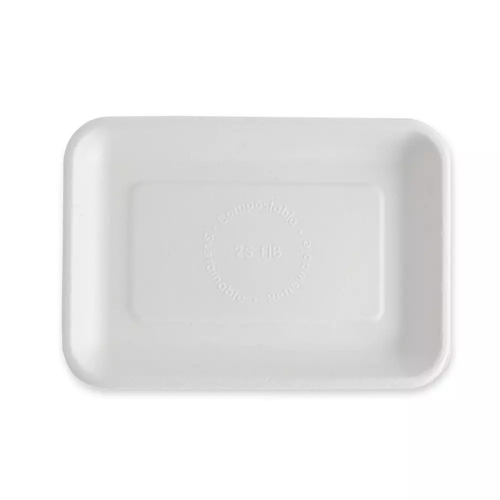 NATUREStar 41163, Bagasse Foodtrays, Rectangular, 200 x 140 x 15 mm