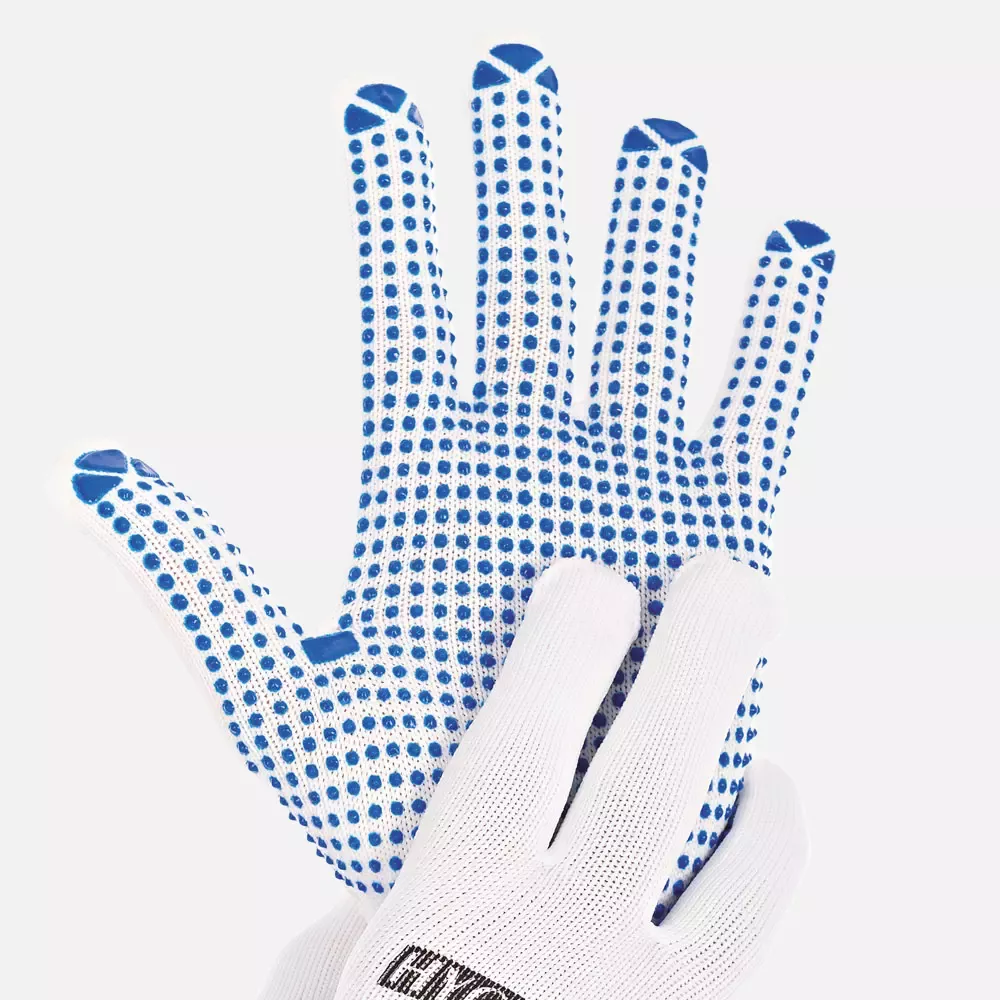 HygoStar 33833, Structa Middle Knit Gloves, Nylon/Cotton, image 2