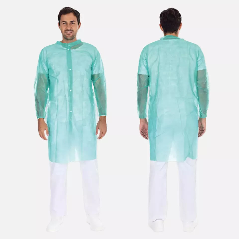HygoNorm 27417, PP Visitor Gowns, Light, Push Buttons XXL, image 1, gallery thumbnail