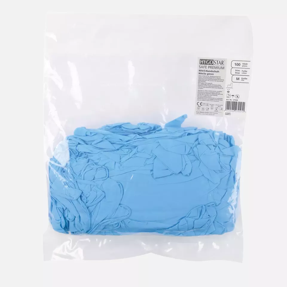 HygoStar 2700B, Safe Premium Nitrile Gloves, Powder-free, image 2, gallery thumbnail