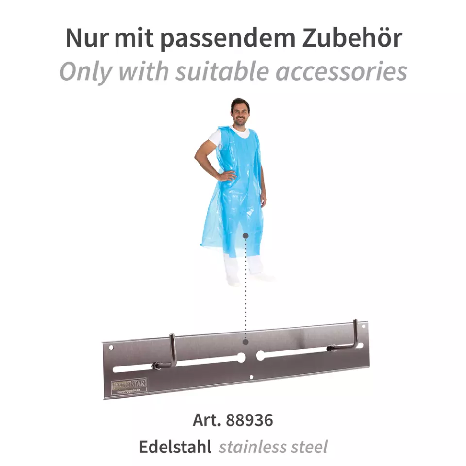 HygoStar 23616, LDPE Full Body Aprons, 30 my, image 9, gallery thumbnail