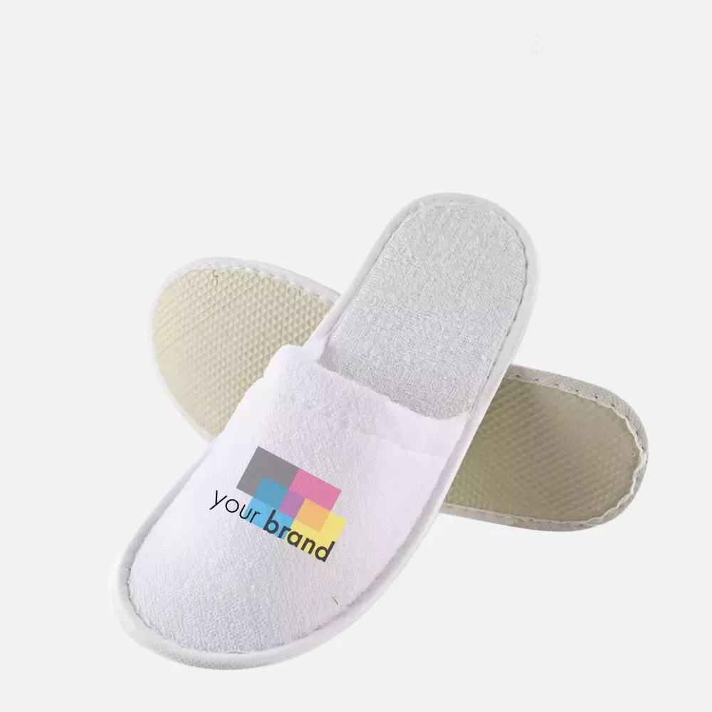 HygoNorm 55515, Classic Polyester Slippers, White, Closed, image 5