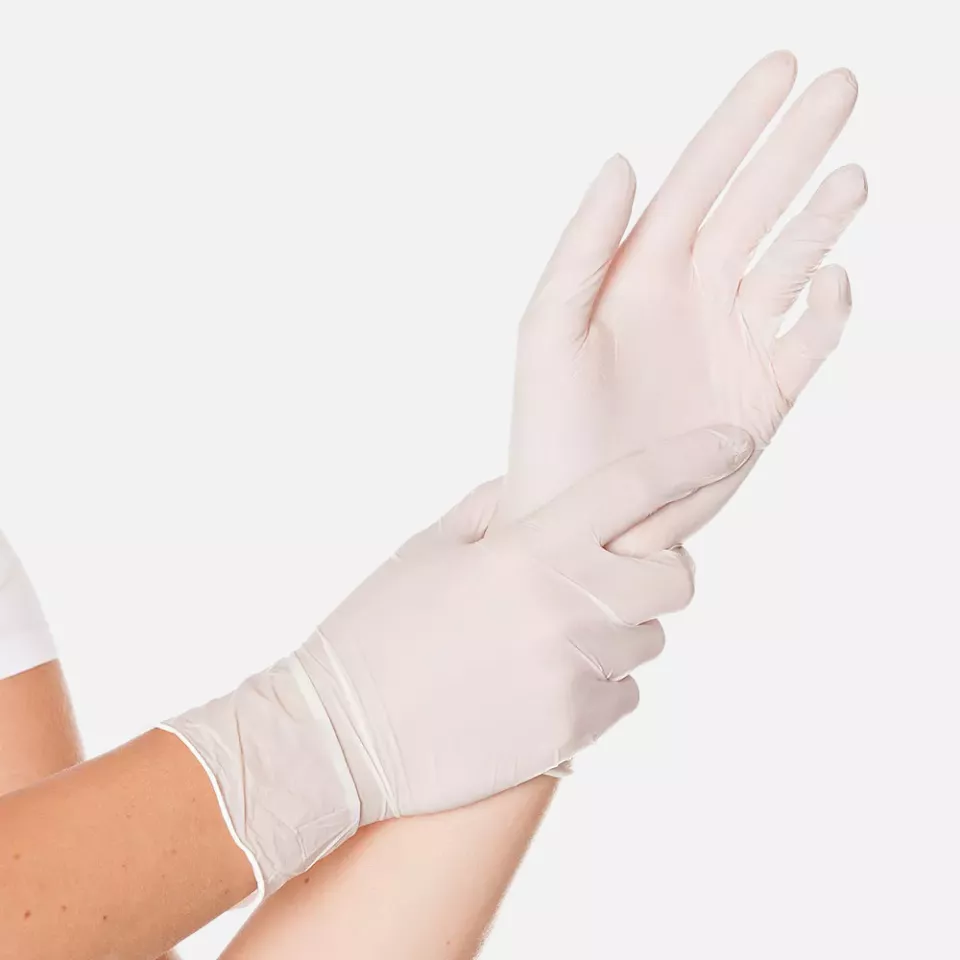 HygoStar 27020, Safe Premium Nitrile Gloves, 11/XXL, White, Powder-free, image 3, gallery thumbnail