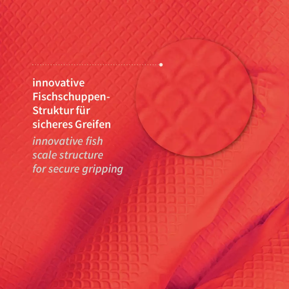 Franz Mensch 270803, Power Grip Nitrile Gloves, Powder-Free, image 4, gallery thumbnail