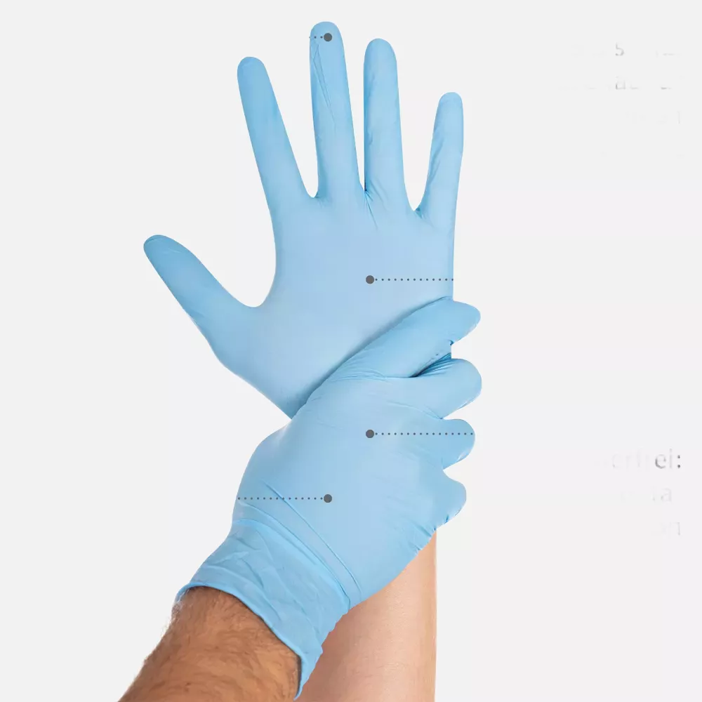 HygoStar 2700, Safe Light Nitrile Gloves, Powder-Free, image 3