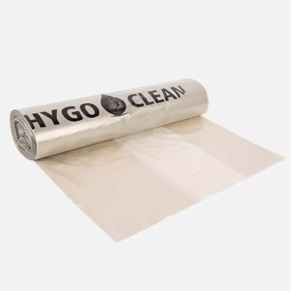 HygoClean 32654, Light LDPE Waste Bags, 70 l, Black, Roll, image 2