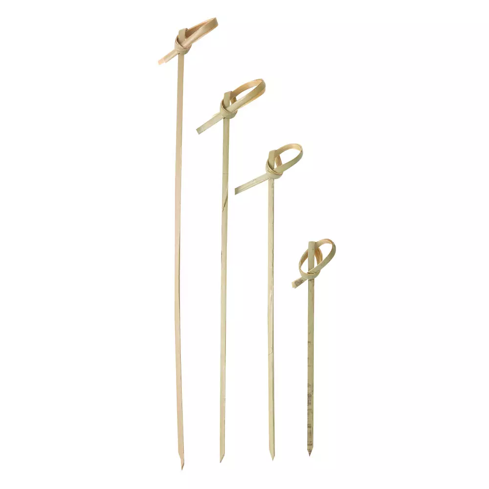 NATUREStar 38969, Loop Organic Bamboo Fingerfood Skewers, 180 mm, Natural, image 1