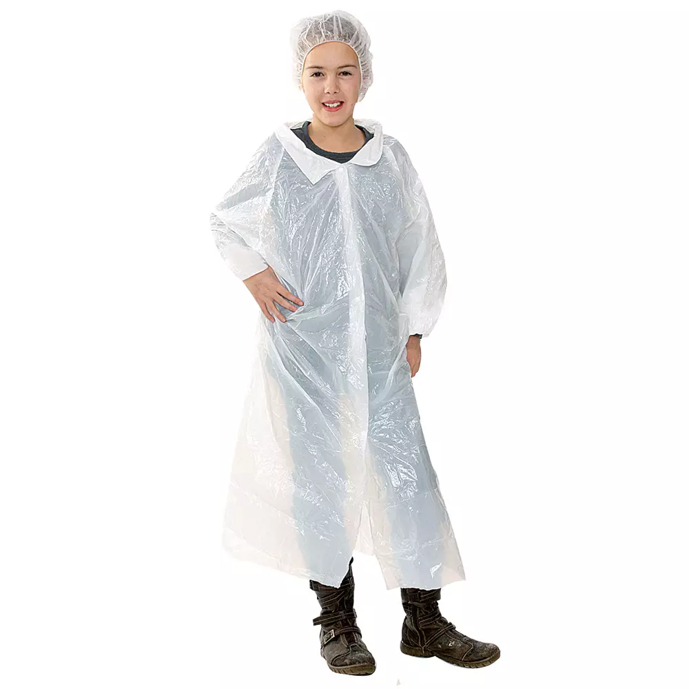 HygoStar 27325, Children's Visitor PE Gowns, White, image 1