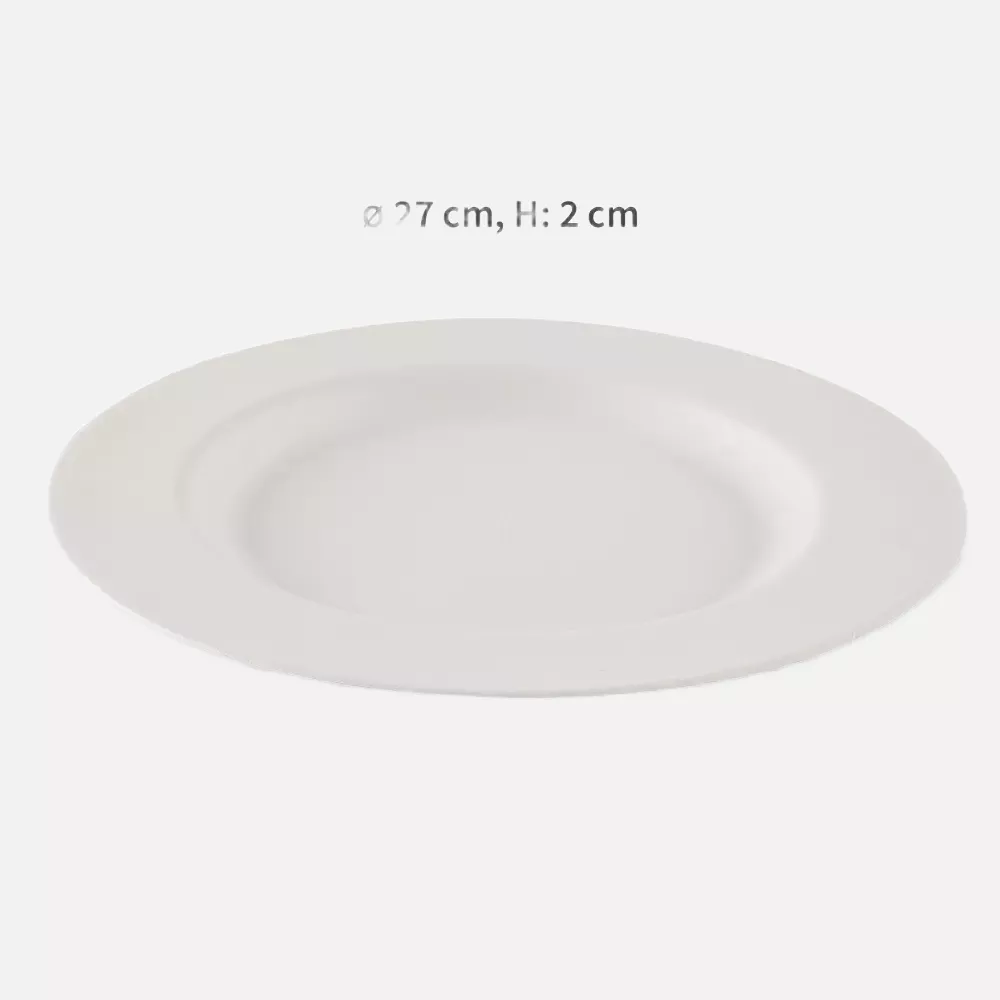 NATUREStar 410260, Gourmet Round Bagasse Plates, Ø 270 mm, image 2