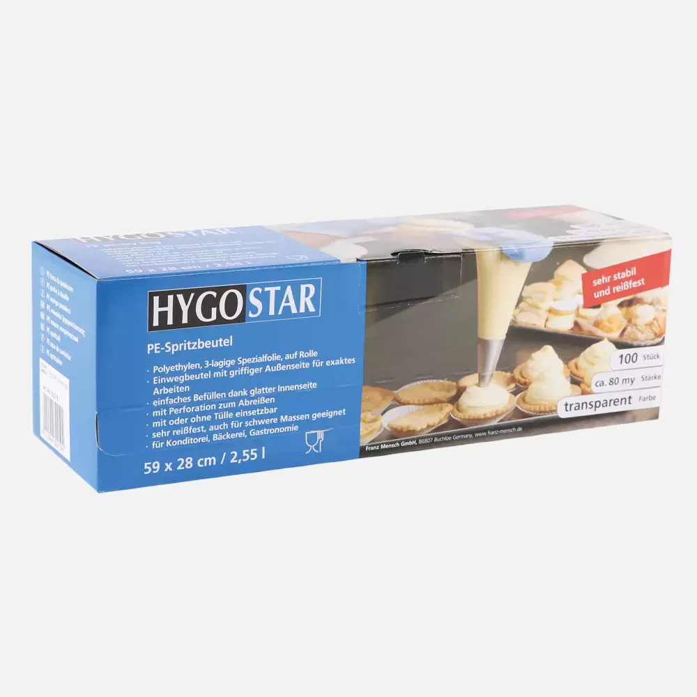 HygoStar 32219, Cool LDPE Pastry Tubes, 59 x 28 cm, Transparent, image 9