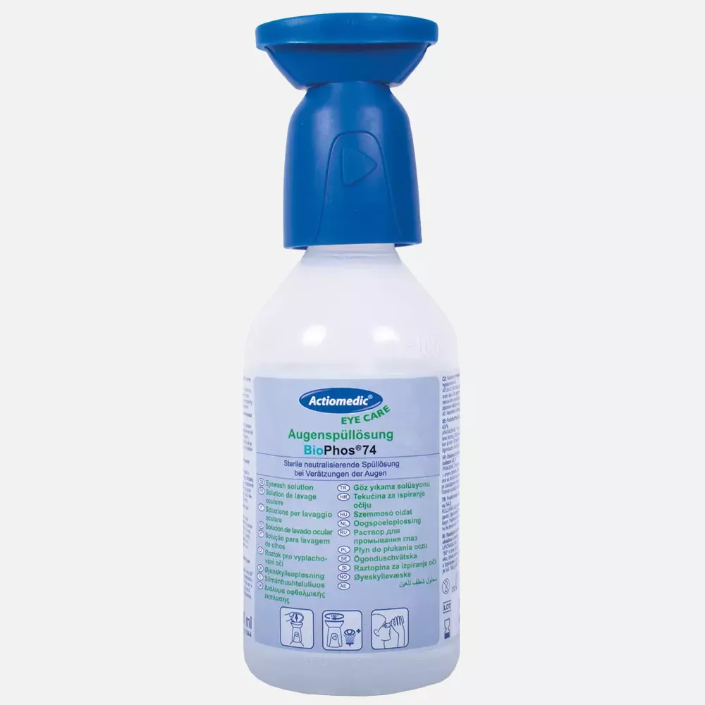 Franz Mensch 50014, Actiomedic® BioPhos®74 Eye Wash Bottle, DIN 15154-4, image 1