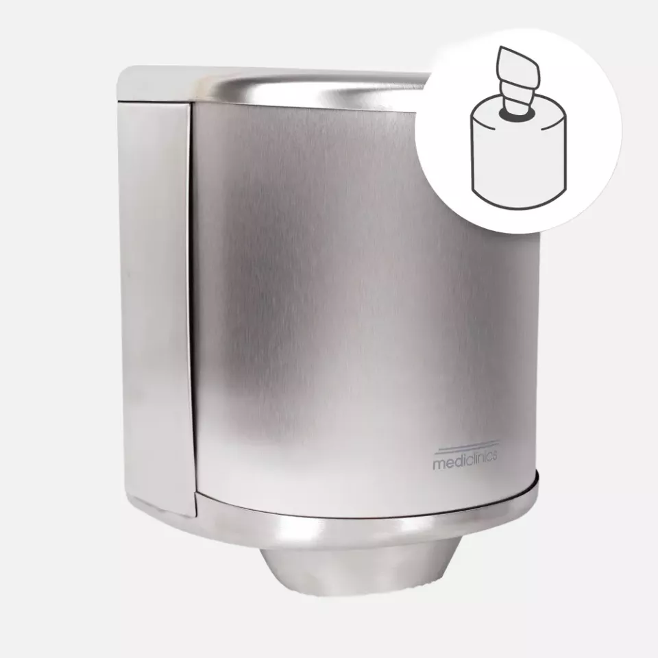 HygoStar 88966, Centerfeed Towel Roll Dispenser, Stainless Steel, image 1, gallery thumbnail