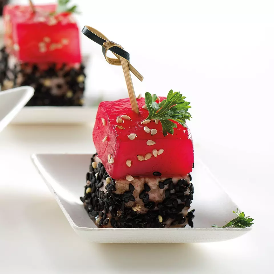 NATUREStar 38959, Organic Bamboo Fingerfood Skewers, Loop, 180 mm, Black, image 6, gallery thumbnail