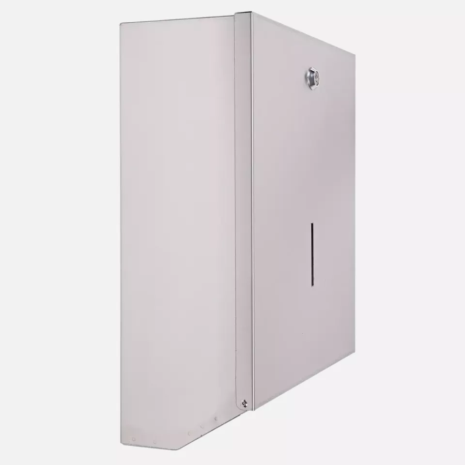 HygoStar 88965, Stainless Steel Hand Towel Dispenser, C-fold & V/ZZ-fold, image 2, gallery thumbnail
