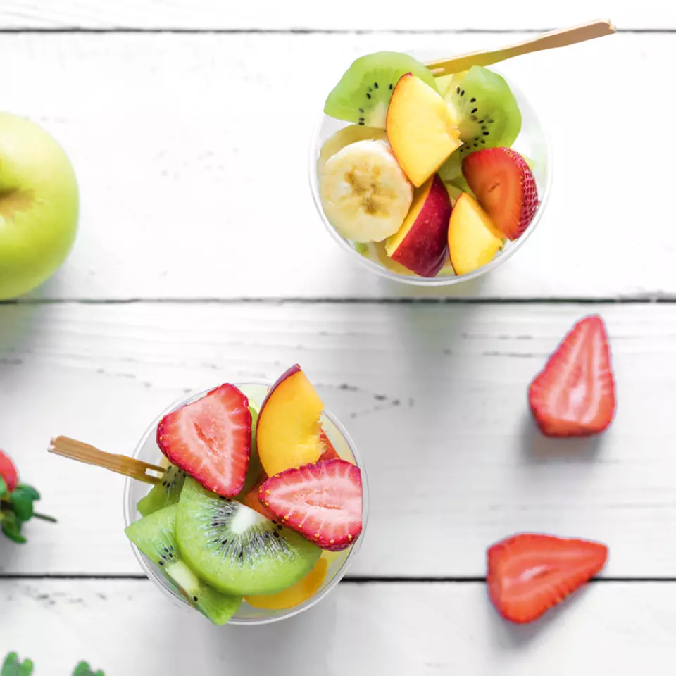 NATUREStar 388511, Organic Bamboo Fruit Forks, 90 mm, Natural, image 4, gallery thumbnail