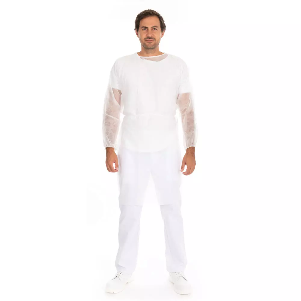 HygoNorm 277509, Eco PP Gowns with Elastic Wrist Bands