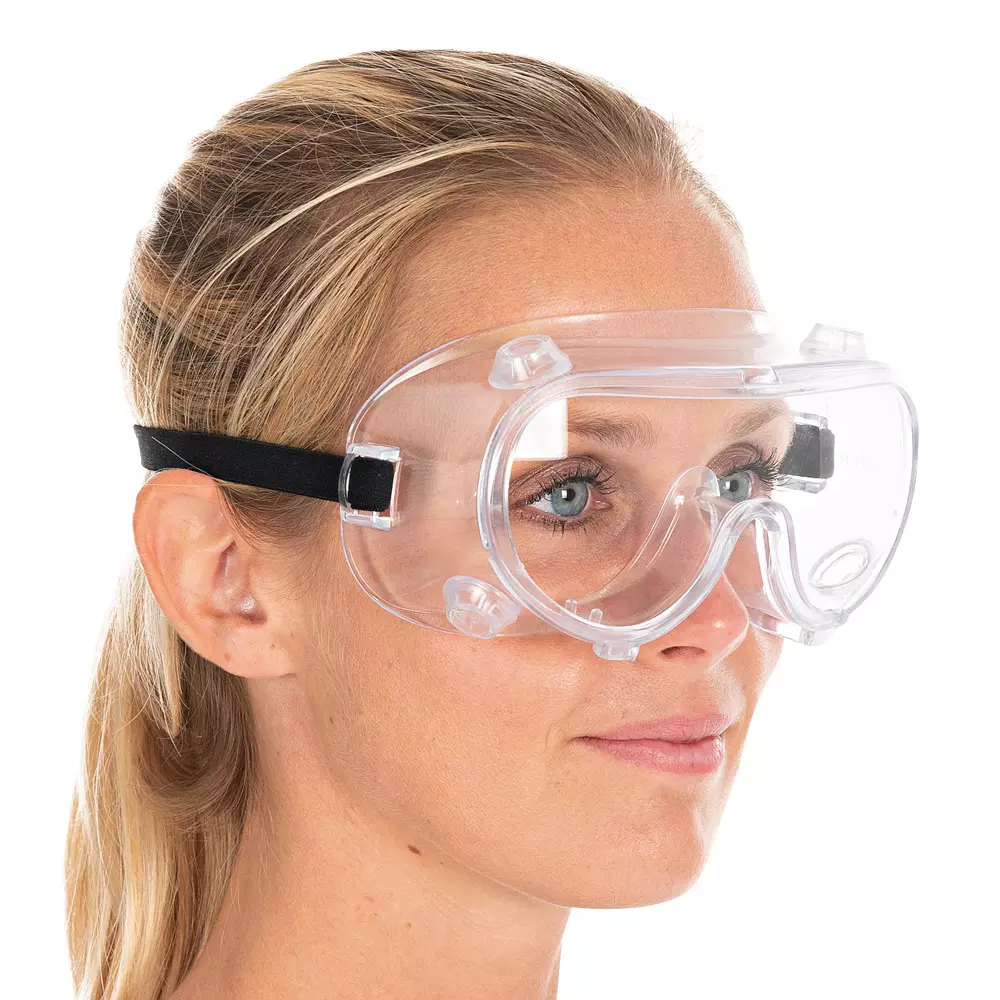 Hygostar 8510, Full View Ventilated PVC Safety Goggles, Transparent, image 1