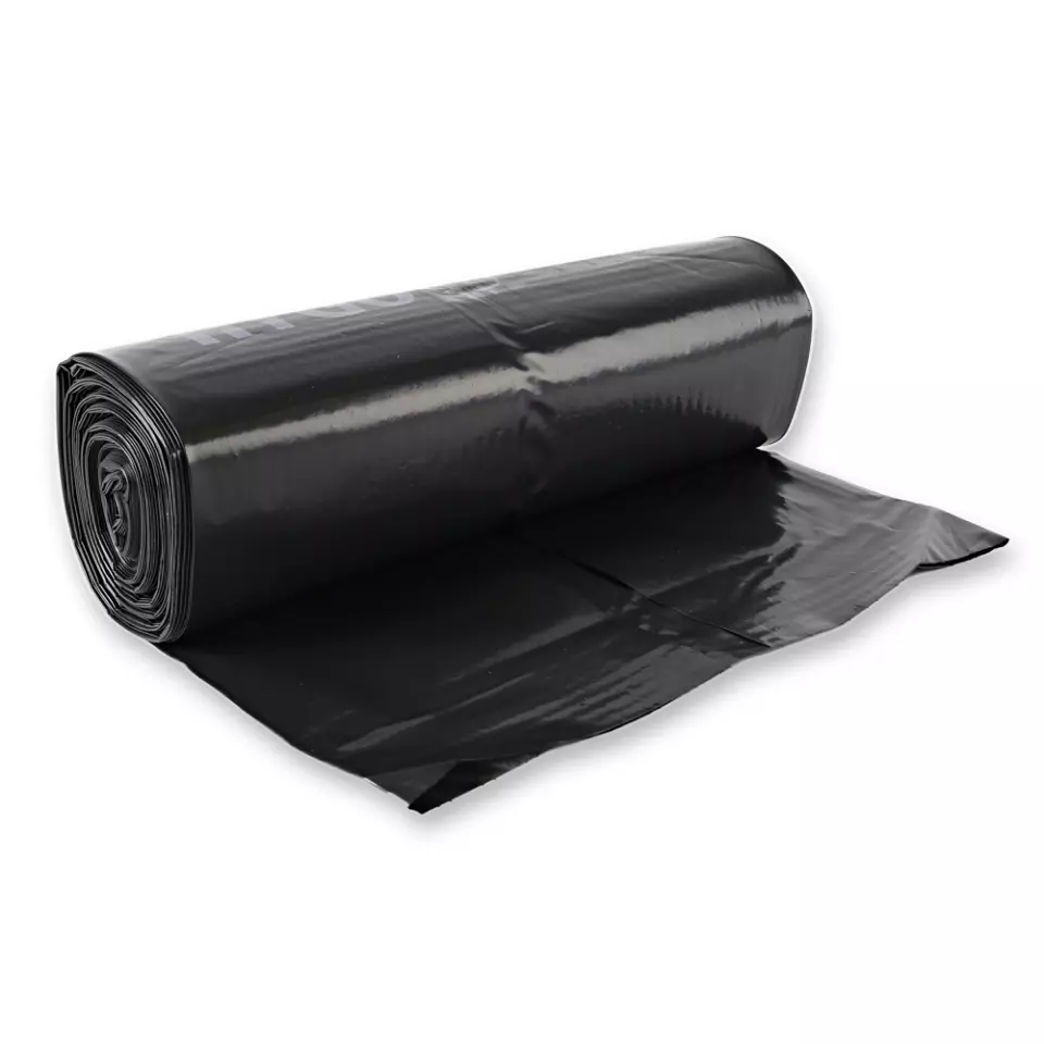 HygoClean 32323, Premium LDPE Waste Bags, 120 l, Black, Roll, image 2, gallery thumbnail