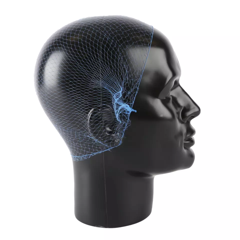 Hygostar 12466, Nylon Hair Nets, ø 62 cm, Blue, image 3, gallery thumbnail