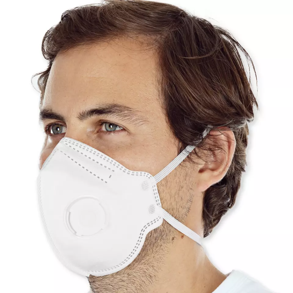 HygoStar 29330, FFP2 NR PP Respirators, with Valve, Vertically Foldable, image 4, gallery thumbnail