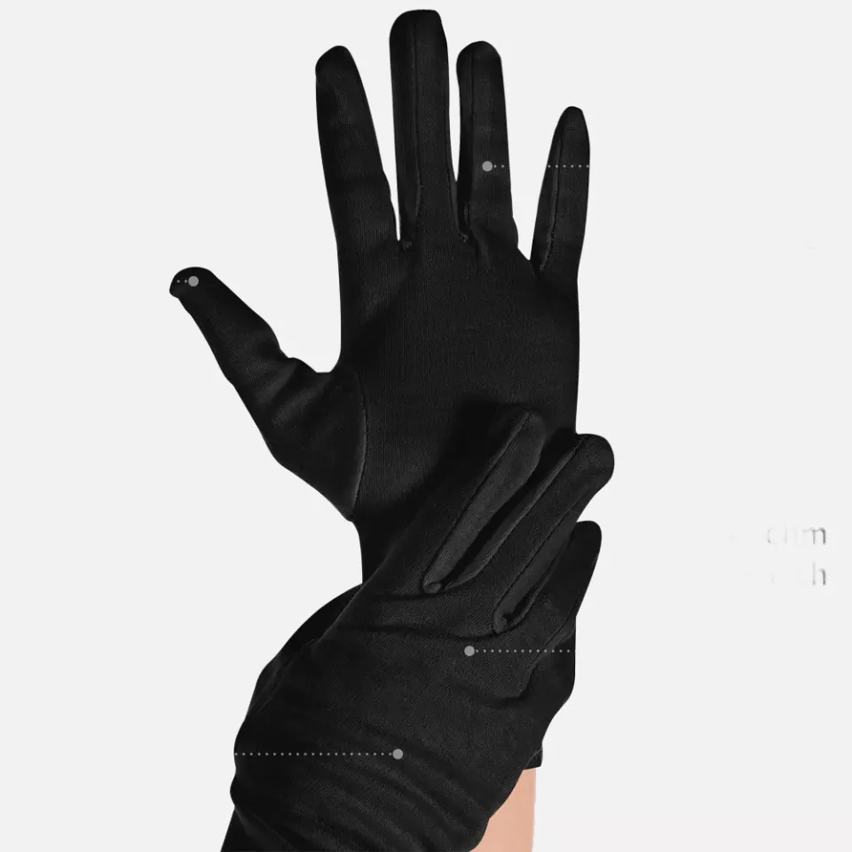 HygoStar 27118, Nero Cotton Gloves, image 3, gallery thumbnail