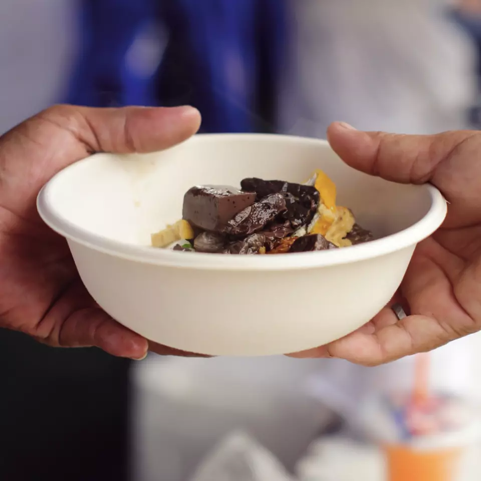 NATUREStar 41110, Bio Runde Tiefe Bagasse-Schalen, 250 ml, Ø 115 mm, image 6, gallery thumbnail