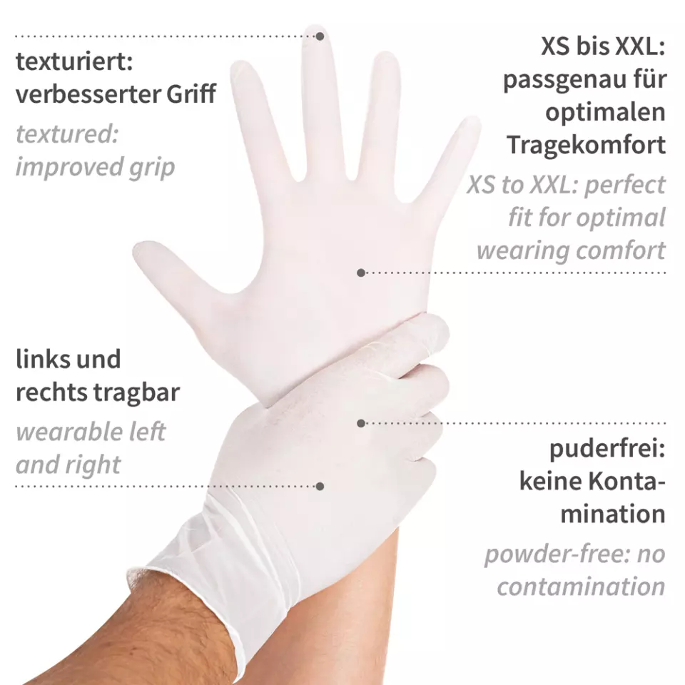 Hygostar 27009, Safe Light Nitrile Gloves, Powder-Free, image 3, gallery thumbnail