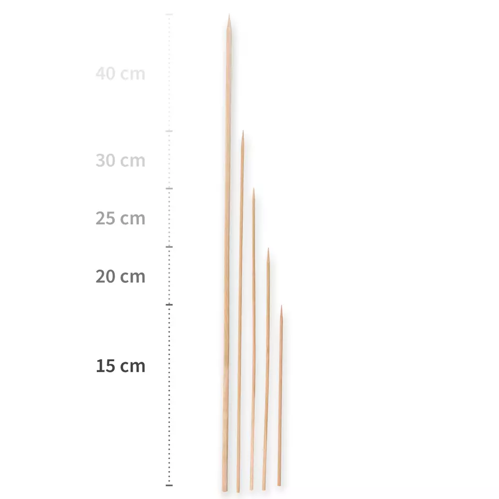 NATUREStar 38908, Bio-Holzspieße, ø 3 mm, 300 mm, image 1