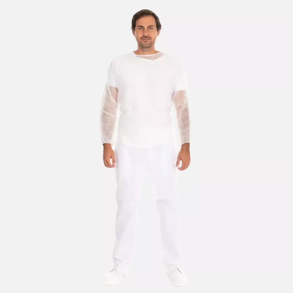 HygoNorm 277509, Eco PP Gowns with Elastic Wrist Bands, image 1, gallery thumbnail